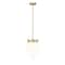 Z-Lite Gideon Pendant, 1-Light, 12.5 In.W x 16 In.H, Modern Gold/Etched Opal 1945P12-MGLD - alternate 5